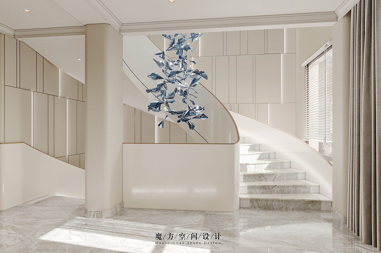 【魔方】侘寂•大连别墅项目（图ZMjQwODgyNjM2） - 家装设计 - 站酷设计师魔方空间设计原创素材 - 站酷ZCOOL