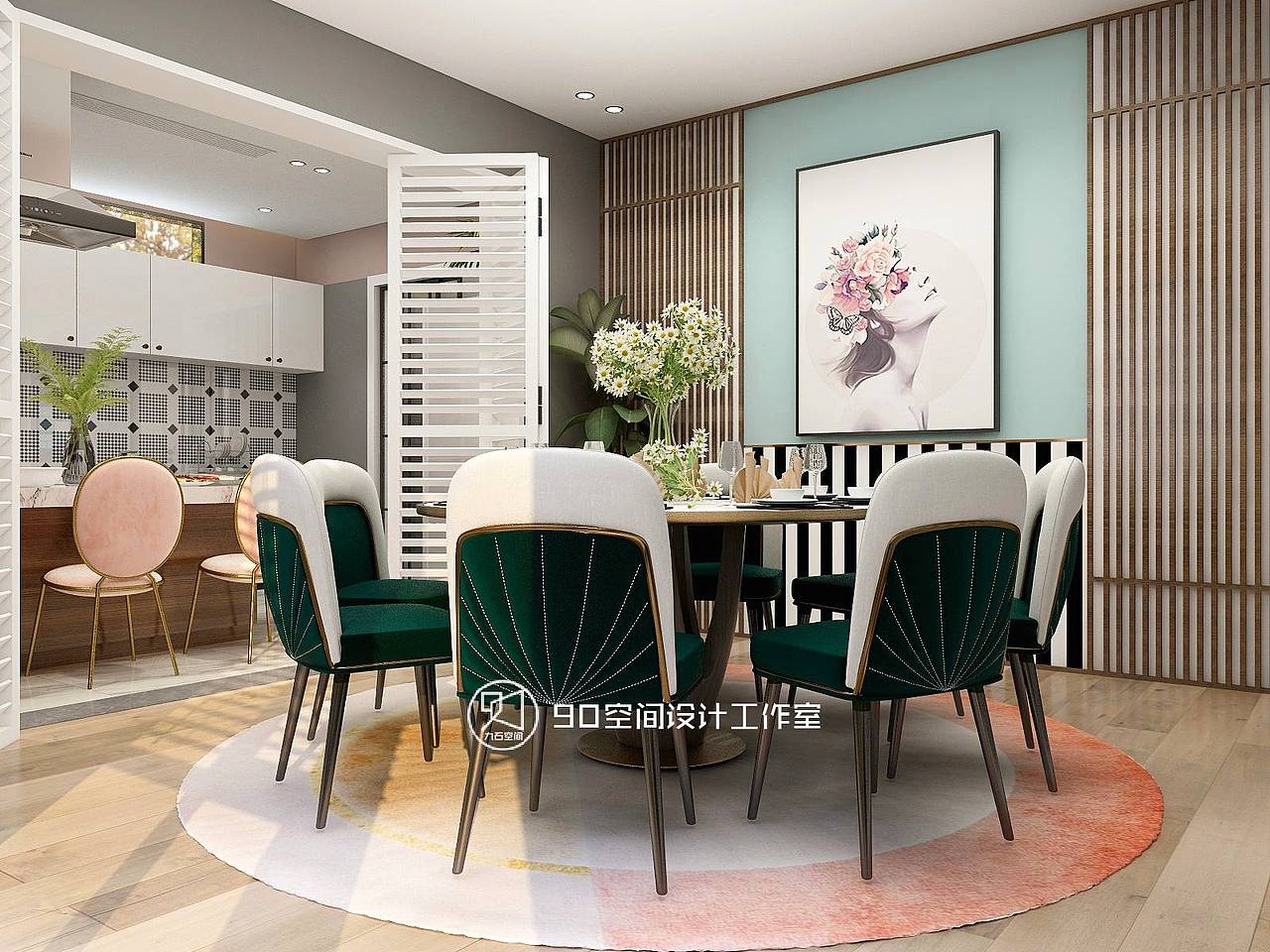 90空间设计《红尘客栈》300平方现代轻奢风格民宿（图ZMjU4Mzc2MjE2） - 酒店餐饮设计 - 站酷设计师设计师赵响原创素材 - 站酷ZCOOL