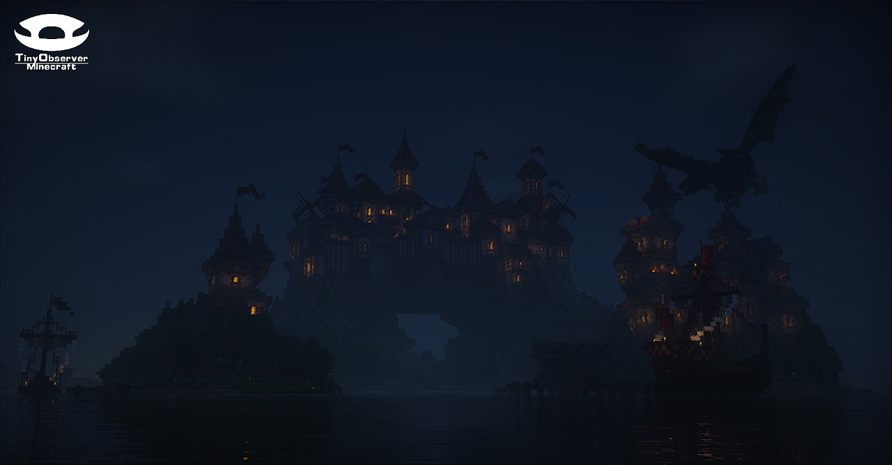 Minecraft建筑场景 -（图ZMTUwMjE3NjY0） - 场景 - 站酷设计师花狸Fali原创素材 - 站酷ZCOOL