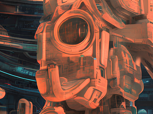 #站酷梦笔#宇宙中心,赛博朋克