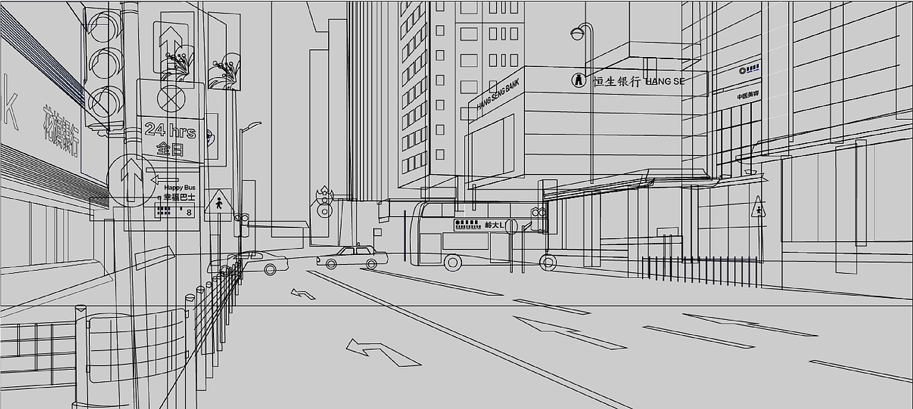现代城市建筑概念插画【首发】好害羞@_@（图ZMTI2NjM1MDMy） - 概念设定 - 站酷设计师Brandon_L原创素材 - 站酷ZCOOL