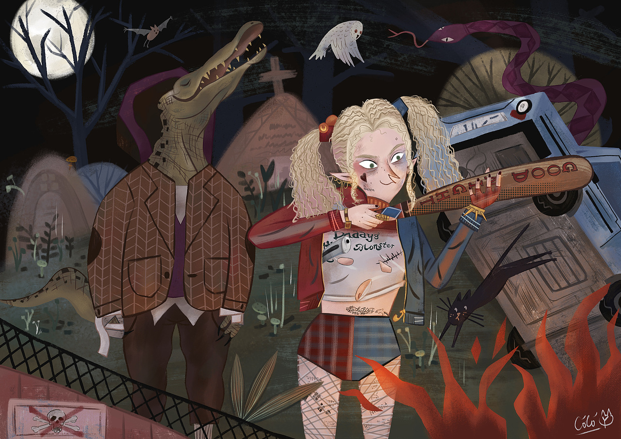 黑夜来临,这里是小丑女的主场