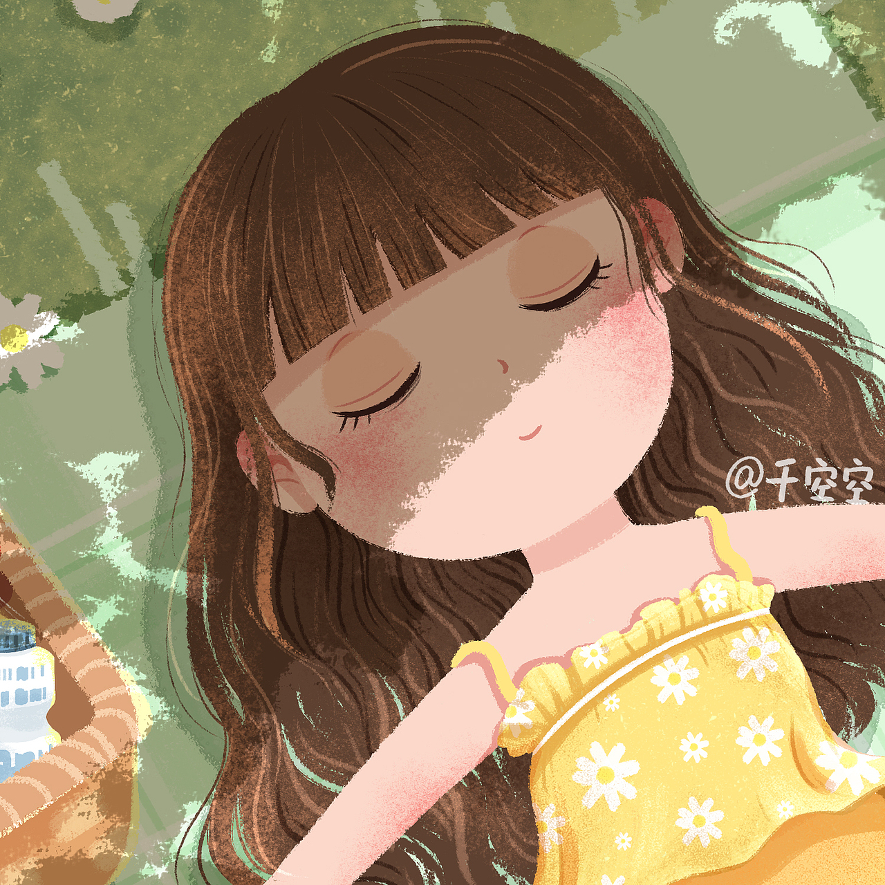 夏日光影|原创插画