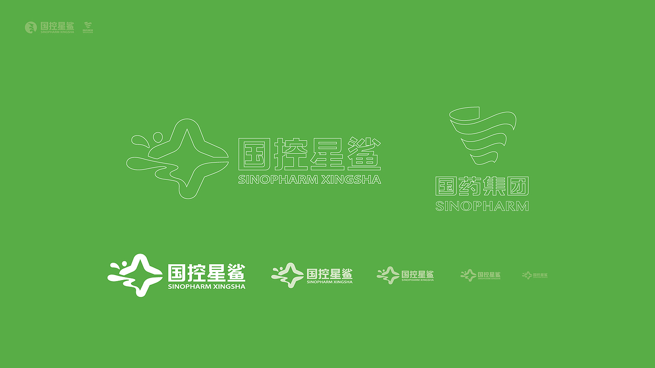 国控星鲨LOGO&70周年徽标设计