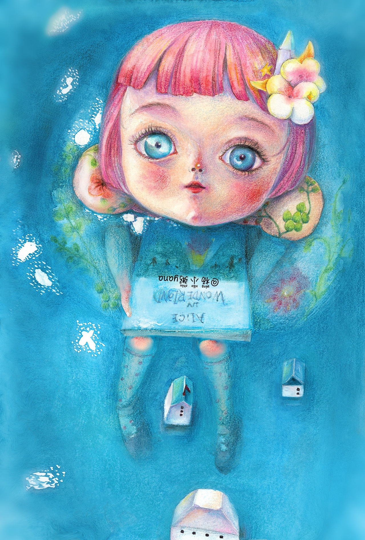 愛麗絲（圖ZMTg2MzIxNDg0） - 繪本 - 站酷設(shè)計(jì)師楊小粥原創(chuàng)素材 - 站酷ZCOOL