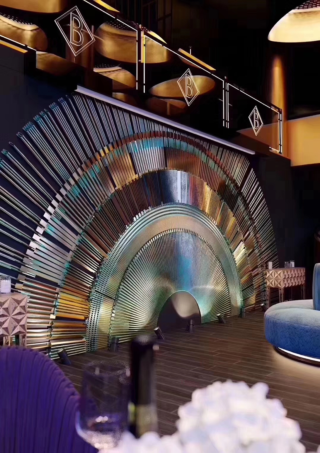 最新网红店！现代与金属的工业结合！（图ZMTc3MTU2OTgw） - 家装设计 - 站酷设计师乐非乐原创素材 - 站酷ZCOOL