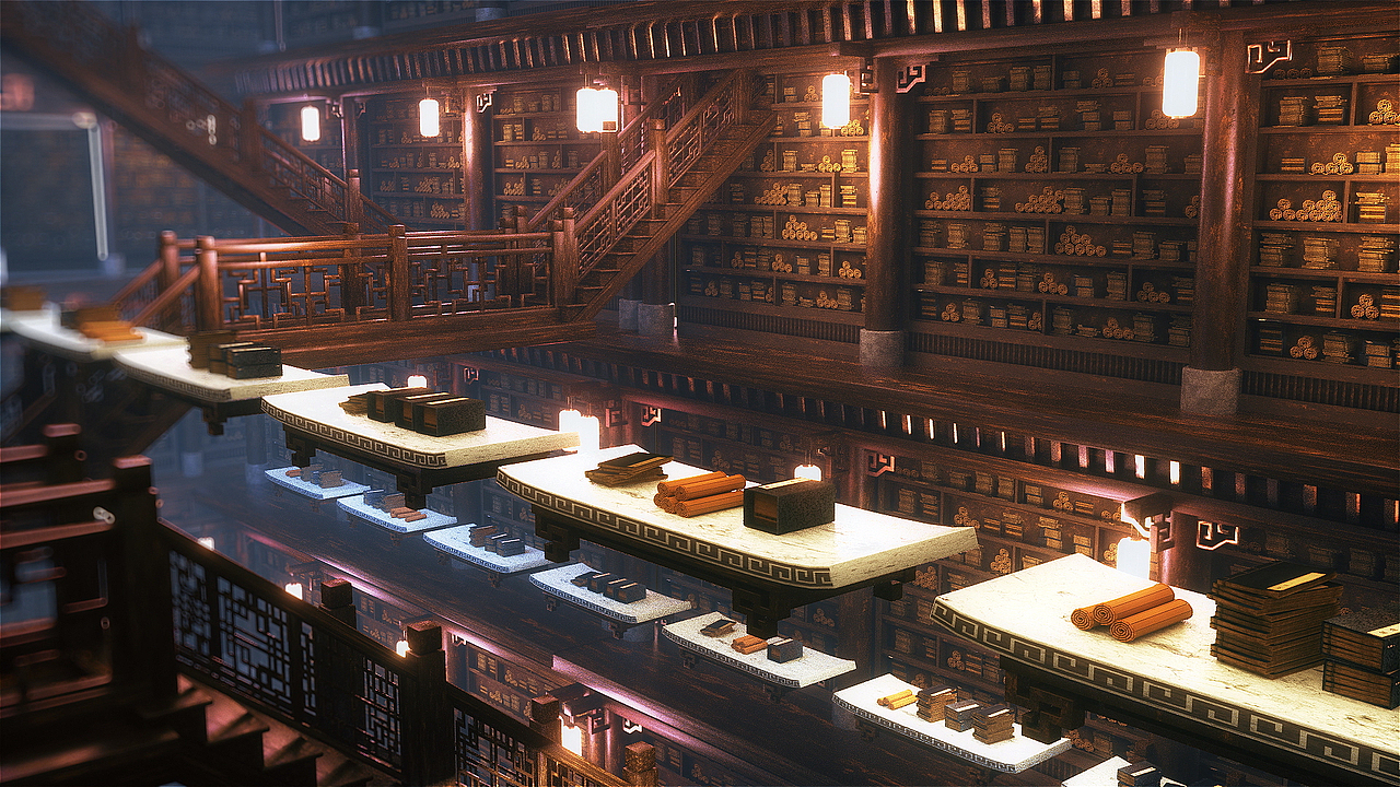《典籍里的中国》片头（图ZMjczNTIwODY0） - 其他三维 - 站酷设计师不业文化原创素材 - 站酷ZCOOL
