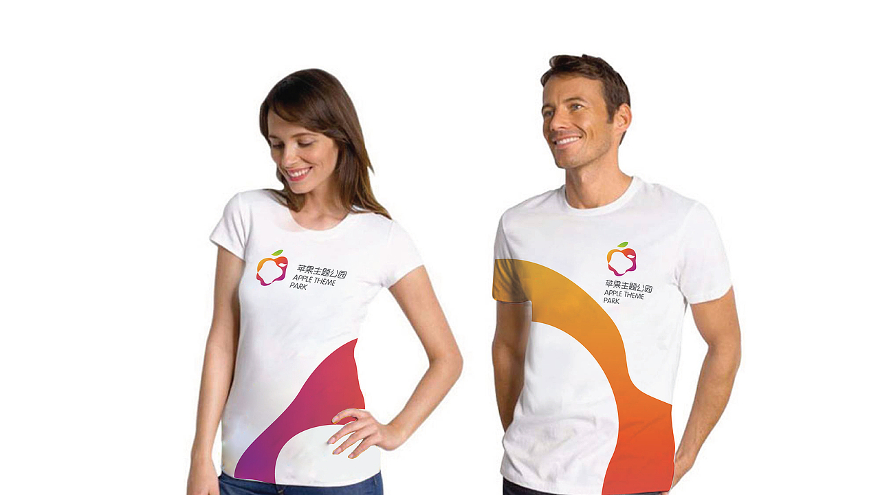 苹果主题公园logo提案（图ZMTY2MjA0NTI=） - Logo - 站酷设计师潘逸民原创素材 - 站酷ZCOOL