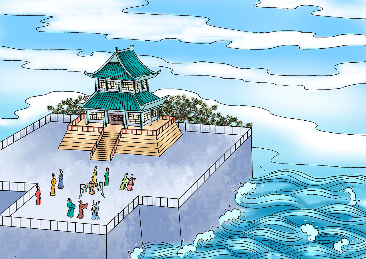 古诗插画（图ZNzY4MjMwNjQ=） - 商业插画 - 站酷设计师Koey位移原创素材 - 站酷ZCOOL