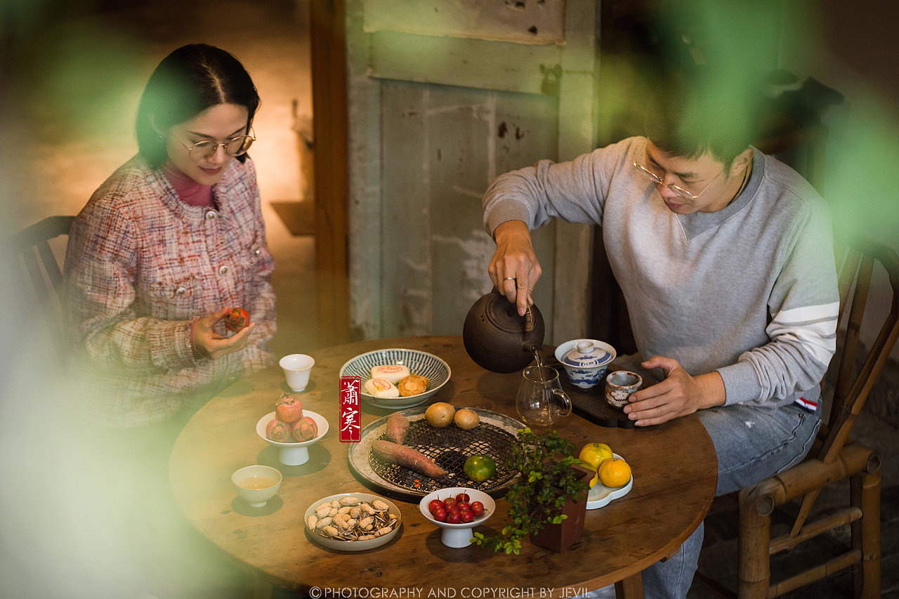 国风静物摄影 | 围炉煮茶话家常.
