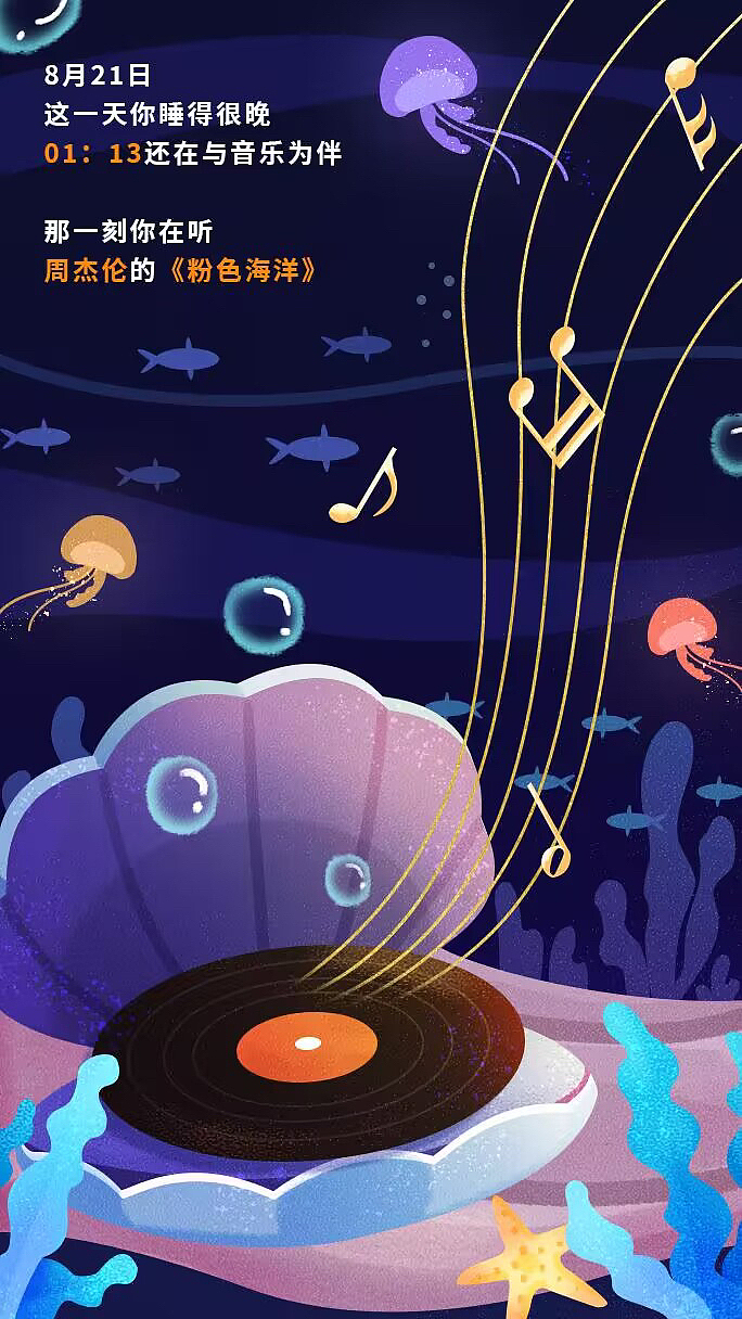 H5星与海的歌声（图ZMzE0NDE4MTc2） - 商业插画 - 站酷设计师荠菜菜原创素材 - 站酷ZCOOL