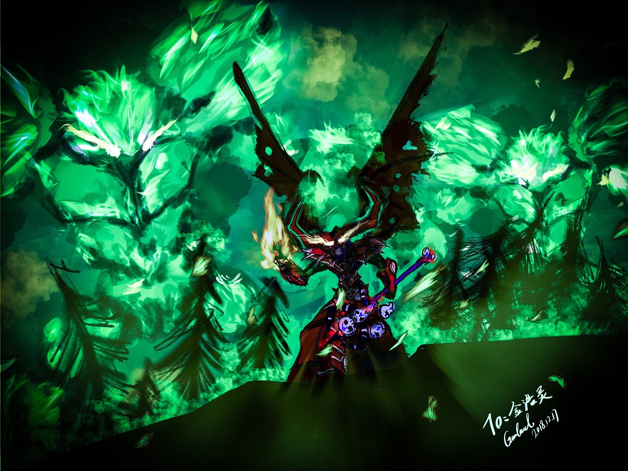 加入wow燃烧军团的术士