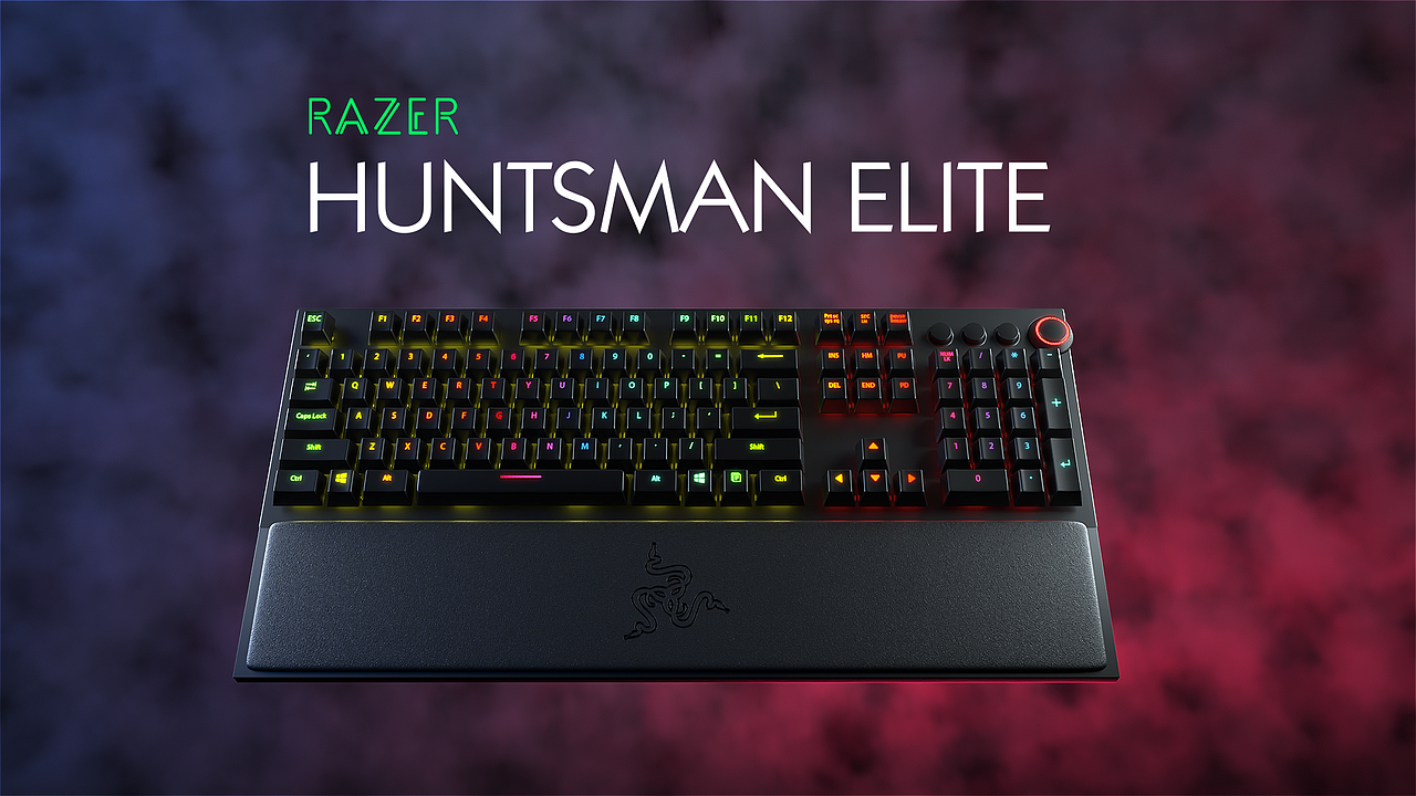 雷蛇键盘产品渲染