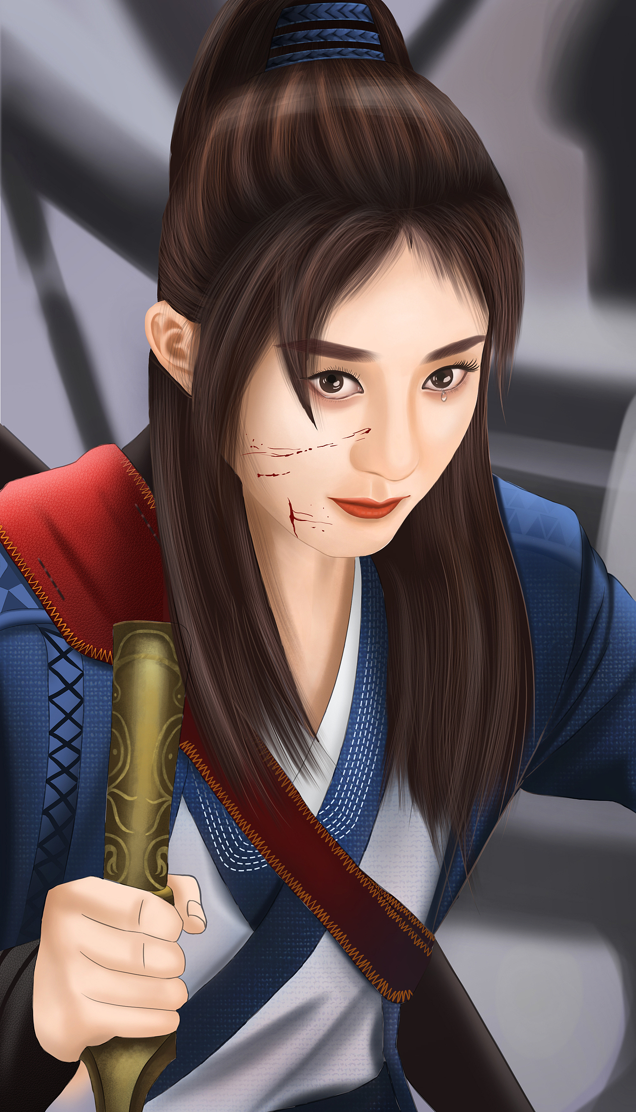 赵丽颖《有翡》古风美女