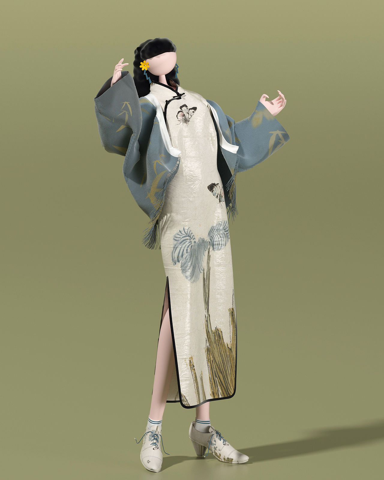 东方美（图ZMjg5Mzk5Njky） - 传统/民族服饰 - 站酷设计师阿叮设计事务所原创素材 - 站酷ZCOOL