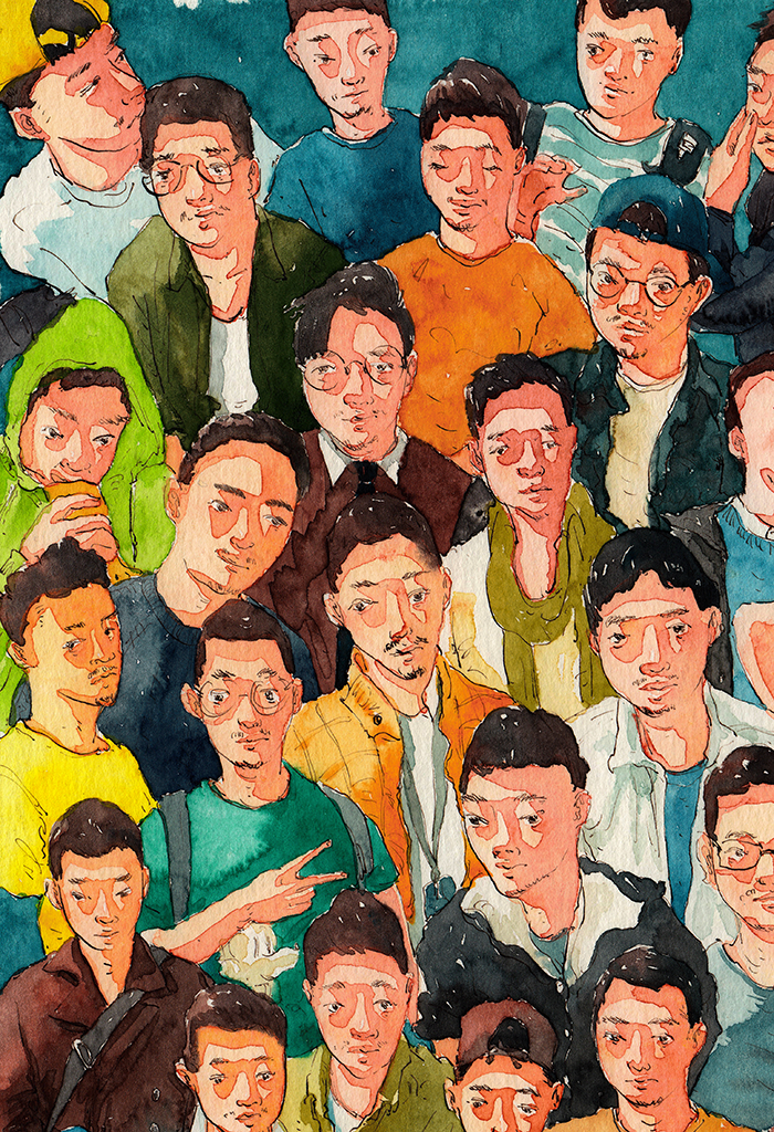 人群|插画|艺术插画|herb_hl_原创作品-站酷zcool