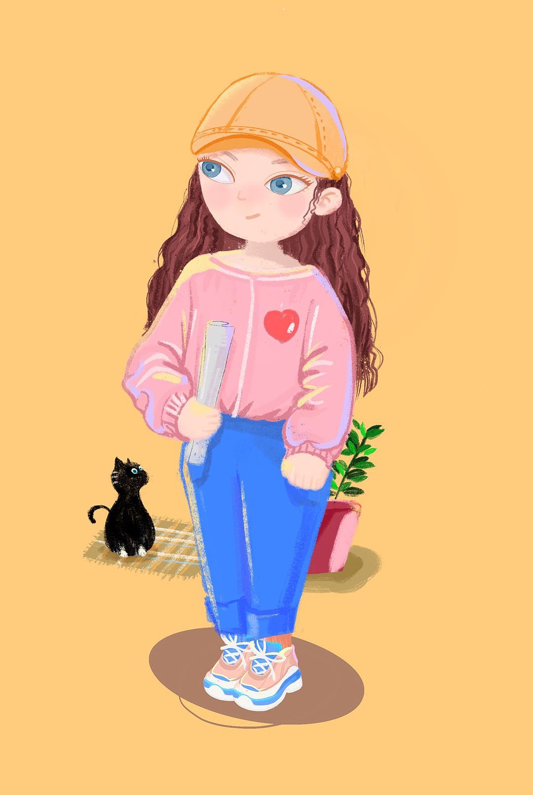 procreate 感觉真的很不错。（图ZMjQ4MjEwOTY4） - 儿童插画 - 站酷设计师Lili的魔茶原创素材 - 站酷ZCOOL
