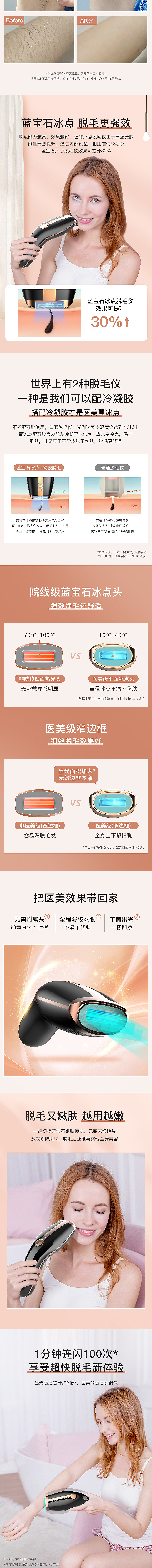 脱毛仪详情页打版设计