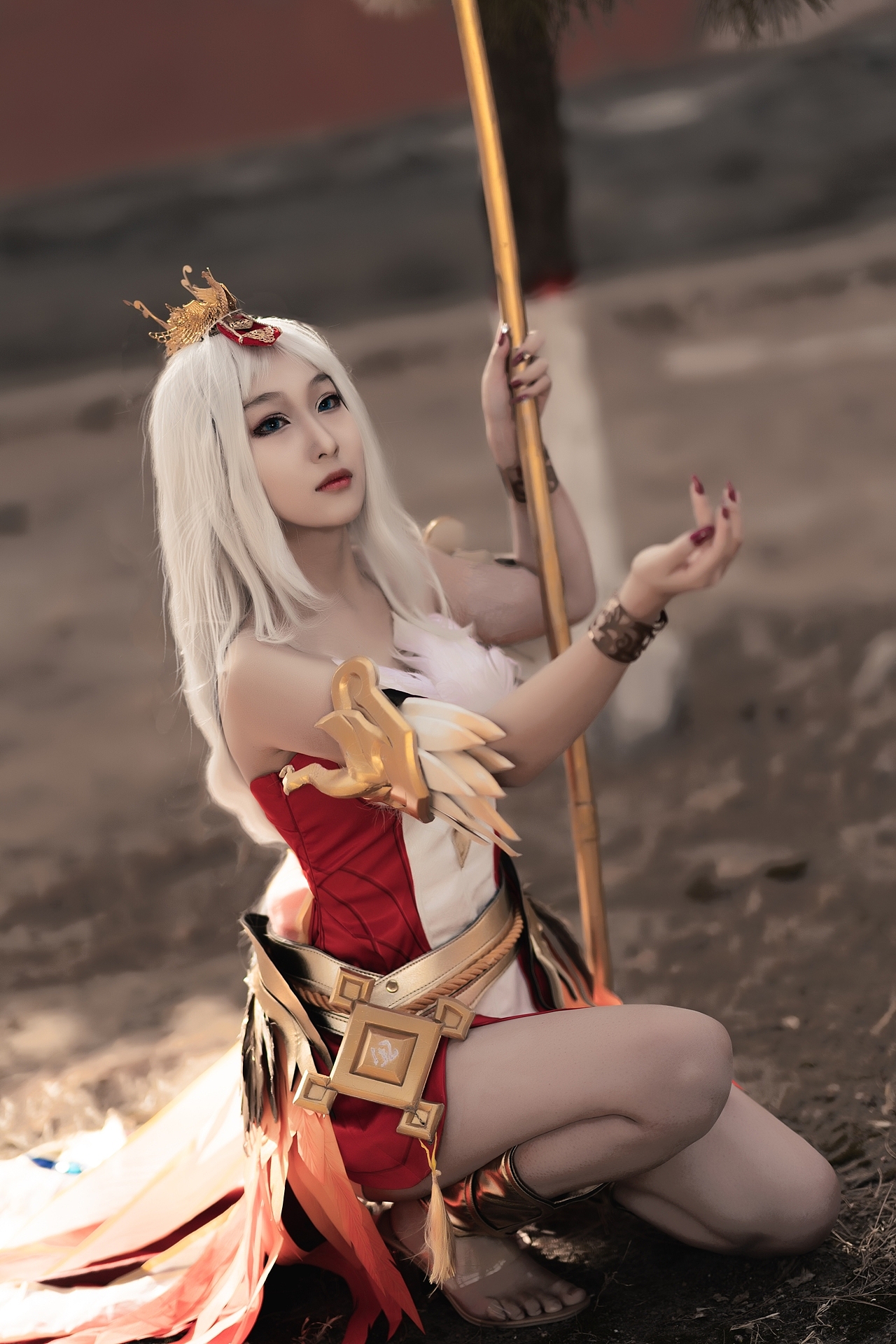 cos王者荣耀王昭君凤凰于飞皮肤