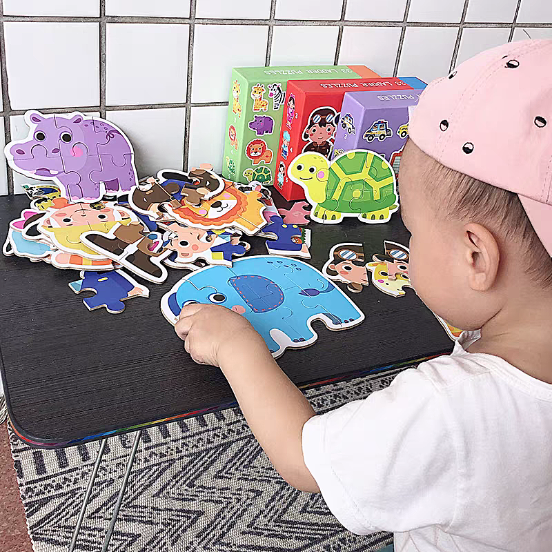 给客户设计的配对拼图已生产为商品。