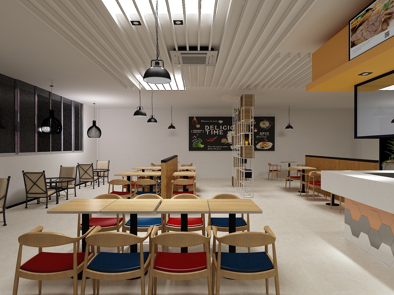 商业空间设计，餐厅（图ZMTYyNDc5NTI0） - 家装设计 - 站酷设计师贝加尔湖畔_L原创素材 - 站酷ZCOOL