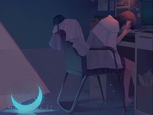晚安 帮我关下月亮