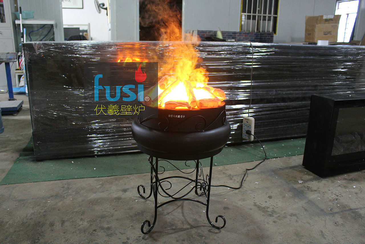 景区篝火晚会春节大庙会庆典商用伏羲电壁炉篝火盆环保