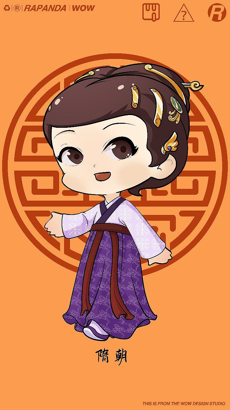 中国古代历朝女性服饰（图ZMzI5MTkzMjEy） - 儿童插画 - 站酷设计师無我设计原创素材 - 站酷ZCOOL