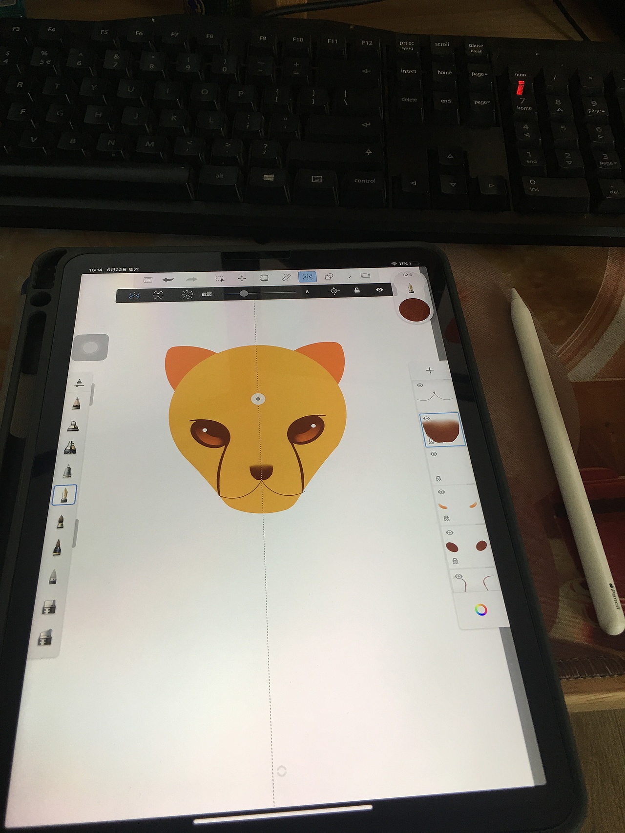 手绘豹子（图ZMTYzNzk4ODk2） - 创作习作 - 站酷设计师点点萌咩原创素材 - 站酷ZCOOL