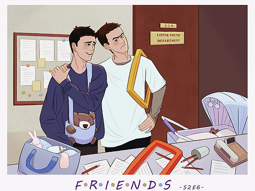 老友记一集一画（S2E6-S2E10）