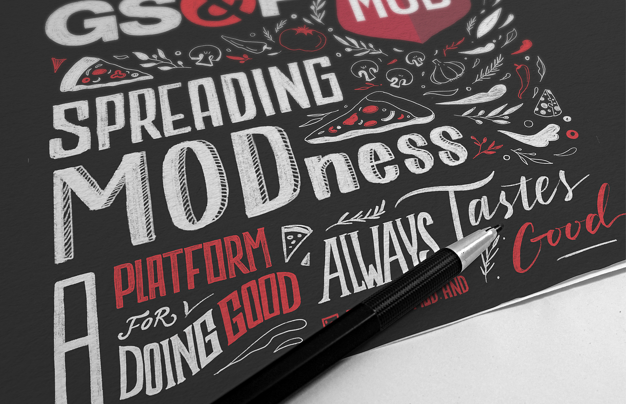 披萨盒顶部的设计细节