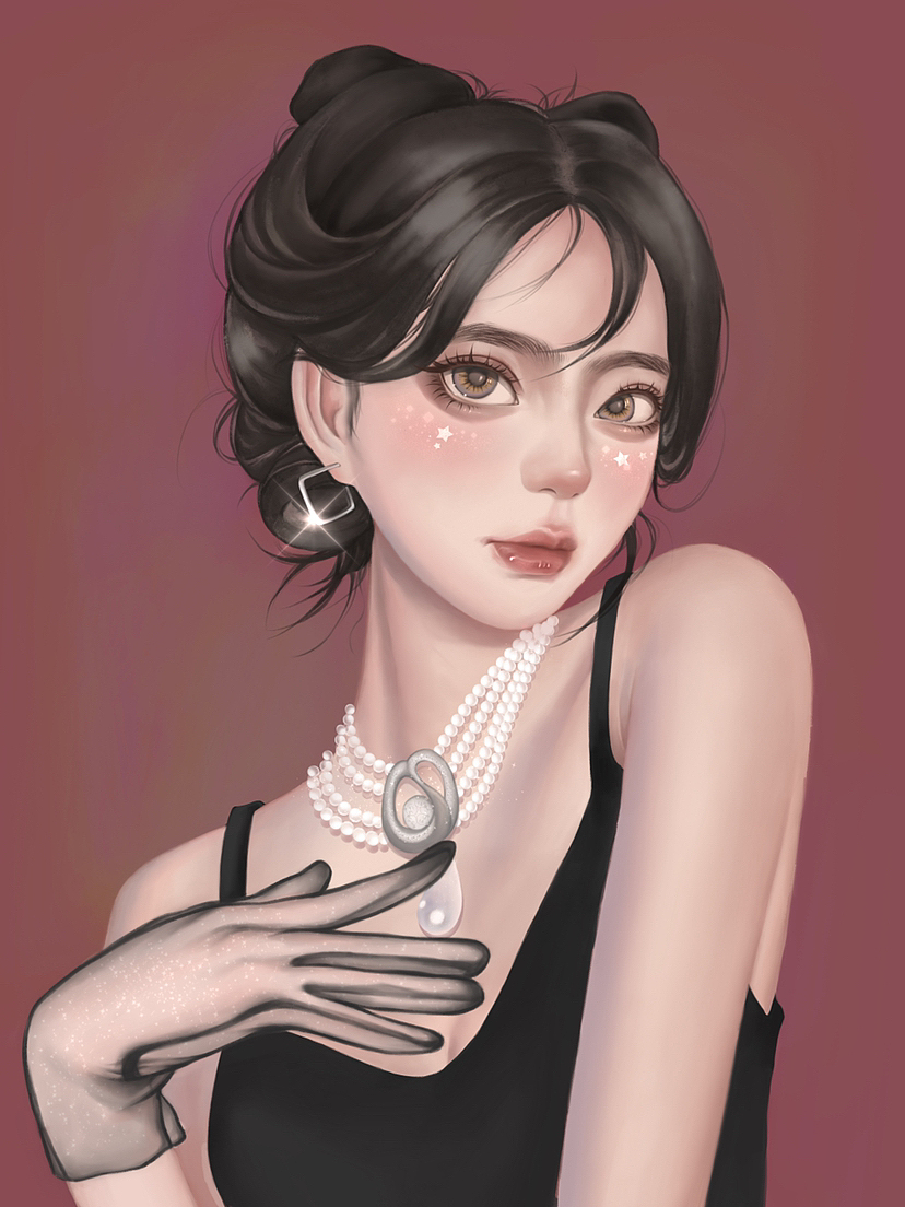 Procreate 人物头像（图ZMzIzMjY0NjE2） - 创作习作 - 站酷设计师Zuzikaka原创素材 - 站酷ZCOOL