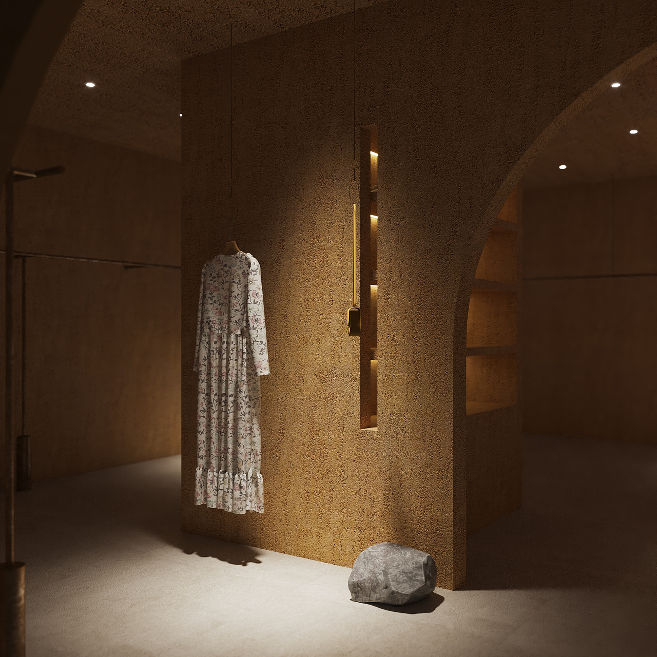 藤兰-夯土|空间|商业空间设计|箜嗅 - 原创作品 - 站酷 (zcool)