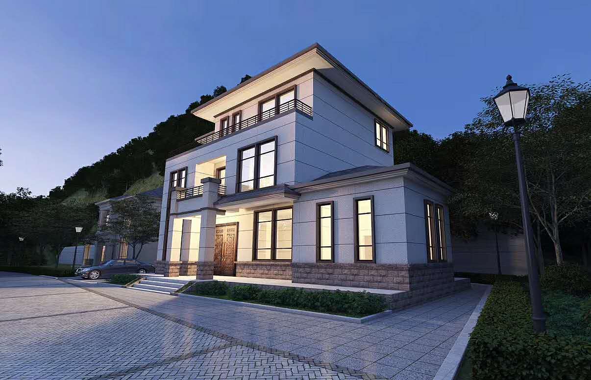 新中式门头效果图