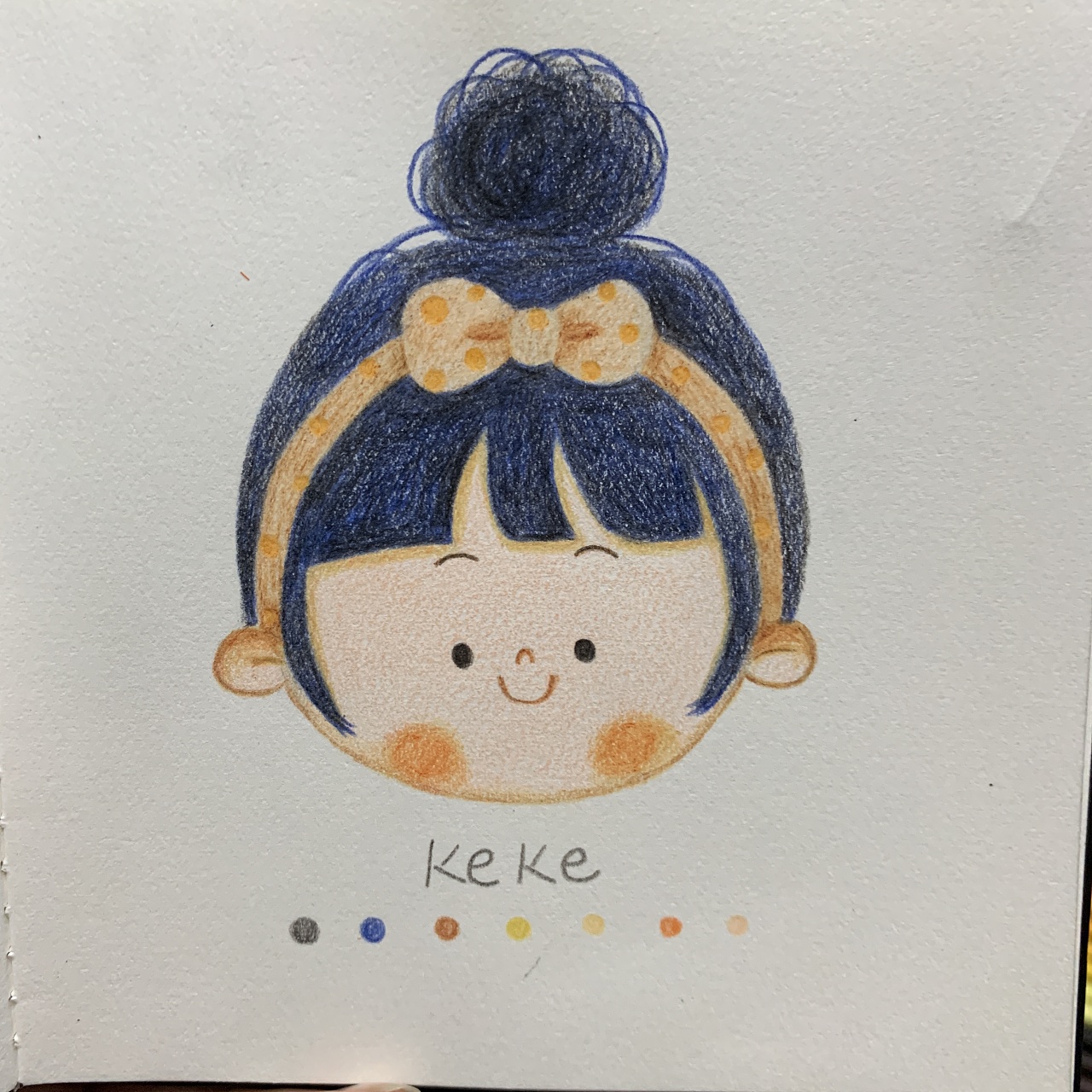 水彩画小头像|插画|儿童插画|小可可kek - 临摹作品 - 站酷 (zcool)