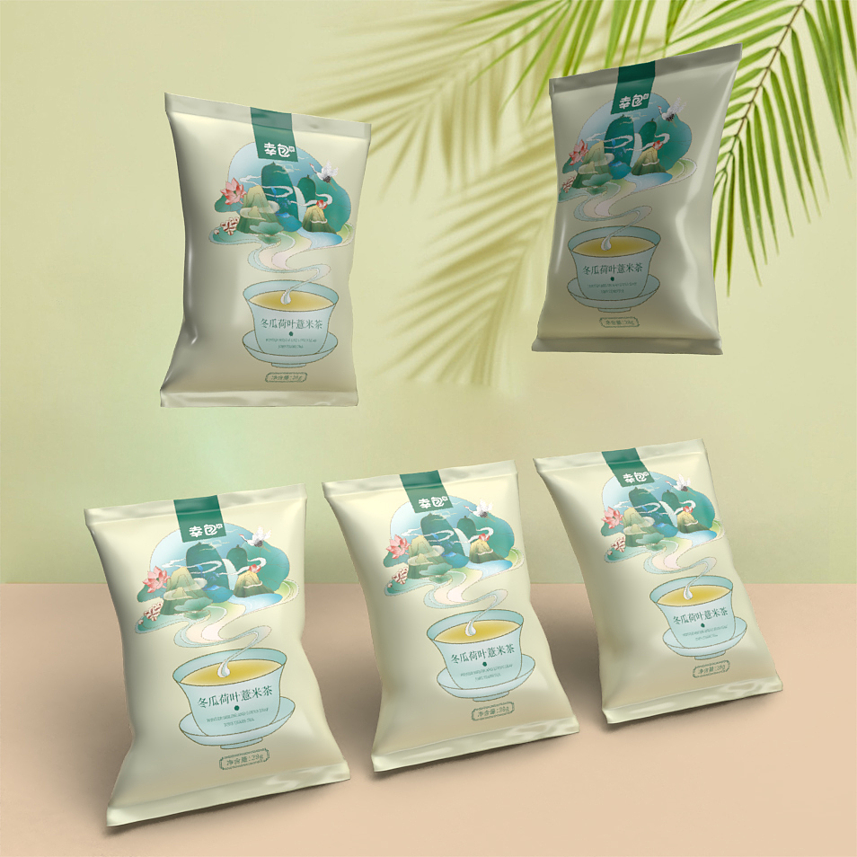包装设计 | 冬瓜荷叶薏米茶