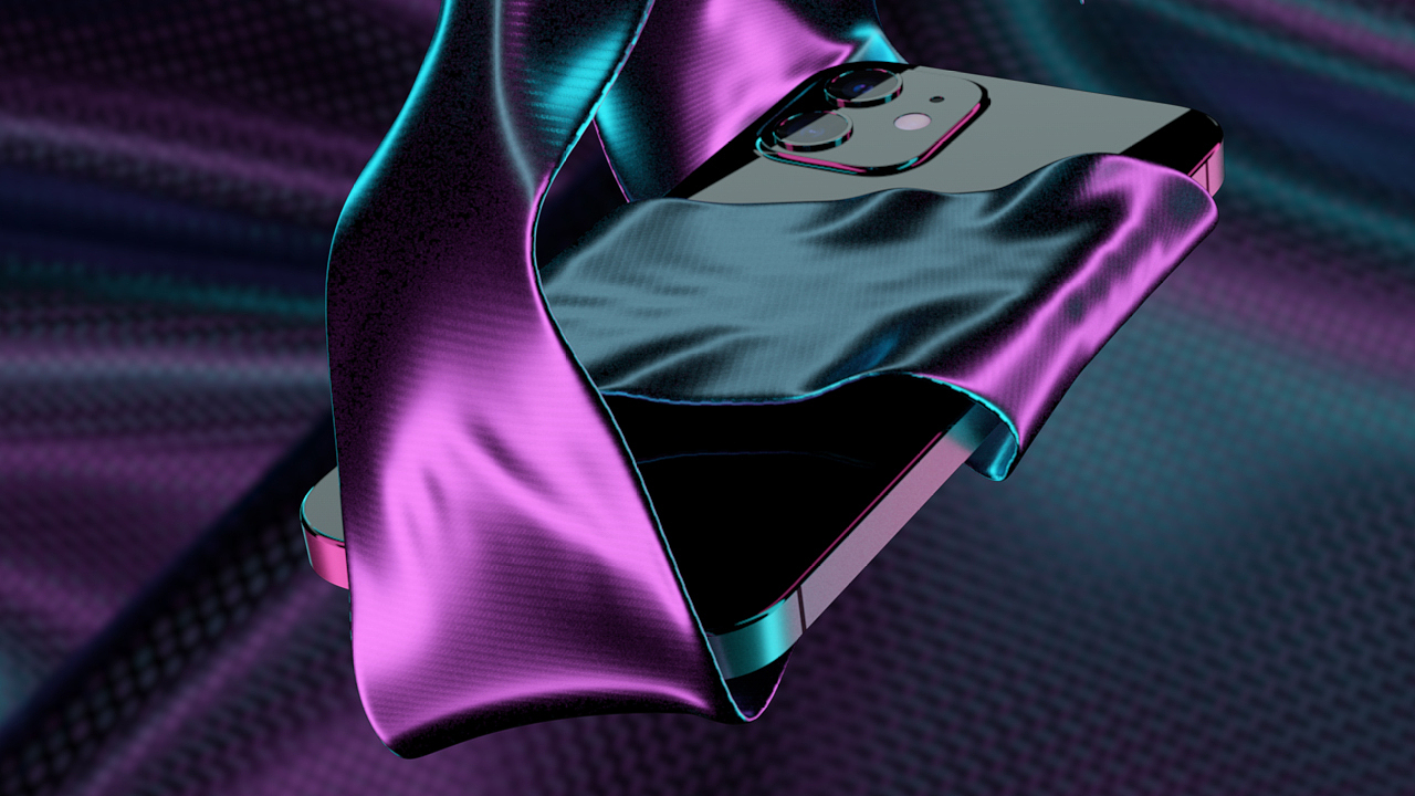 苹果iPhone 12手机c4d建模渲染动画（图ZMjI1NjExODUy） - 产品 - 站酷设计师一叶知秋09原创素材 - 站酷ZCOOL