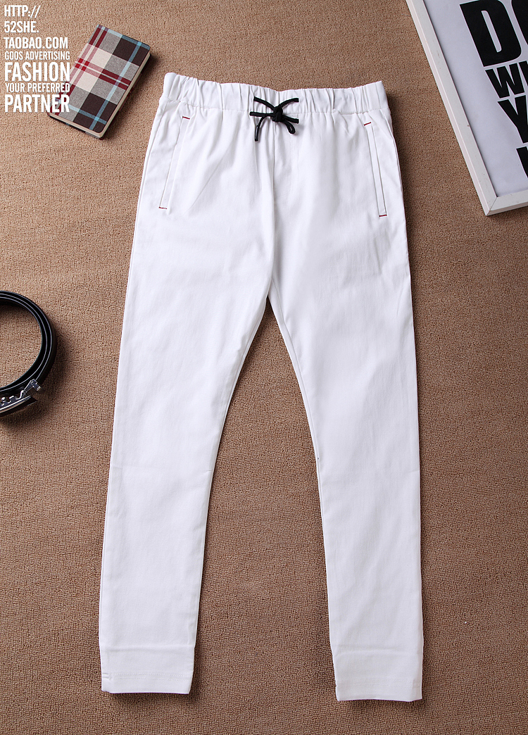 男士休闲长裤男小脚   运动休闲j街拍拍摄街拍场景平铺拍摄  广州摄影