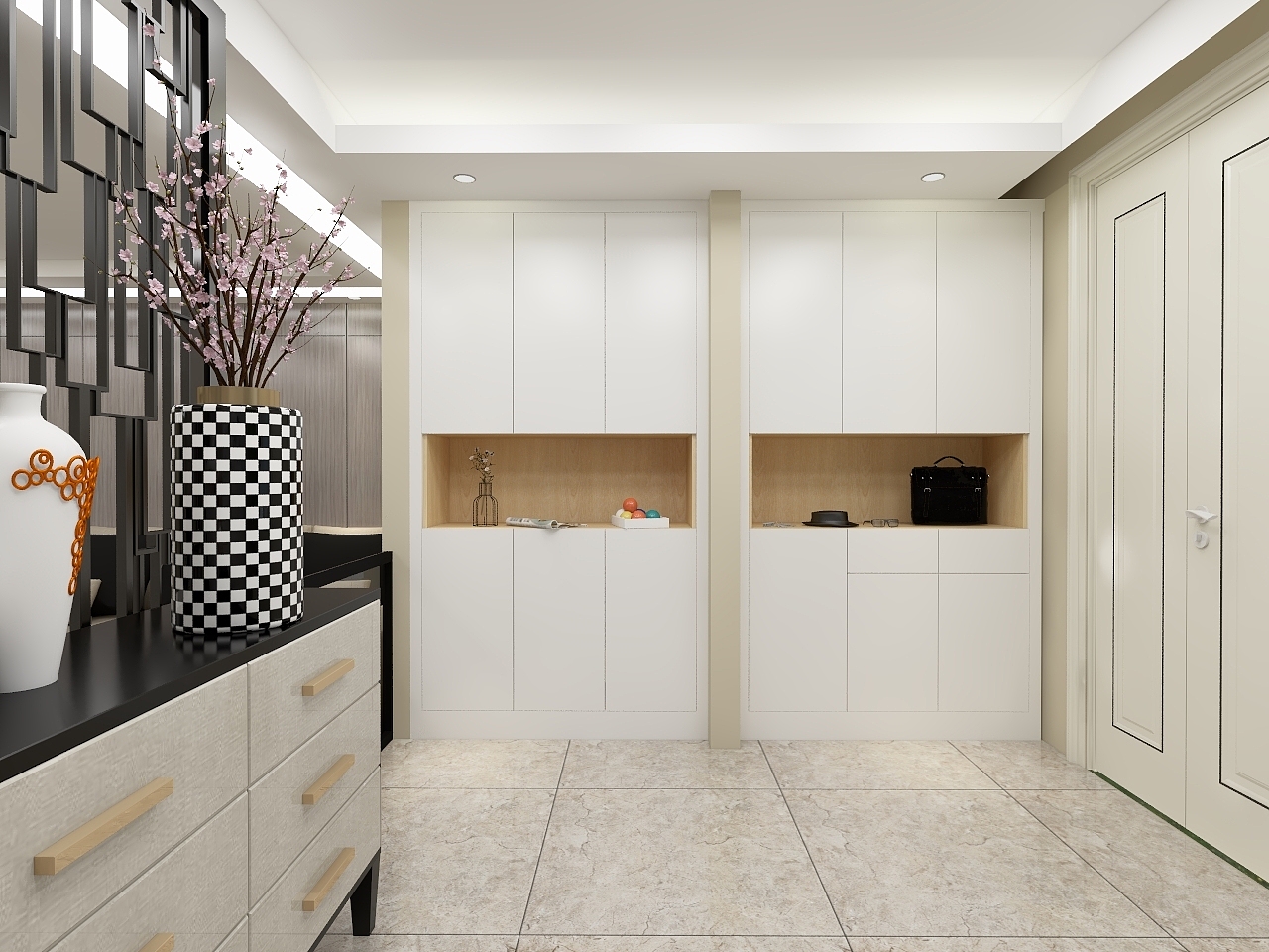 元叶盛极简家居效果图