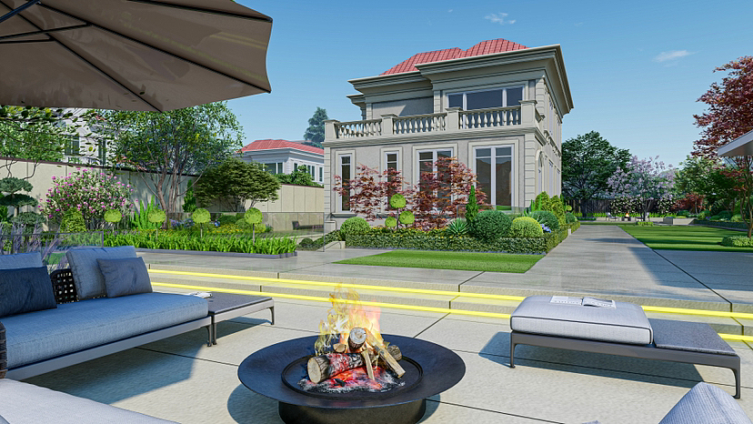 庭院设计（图ZMzQyNjU4MDc2） - 其他 - 站酷设计师枫中落叶原创素材 - 站酷ZCOOL