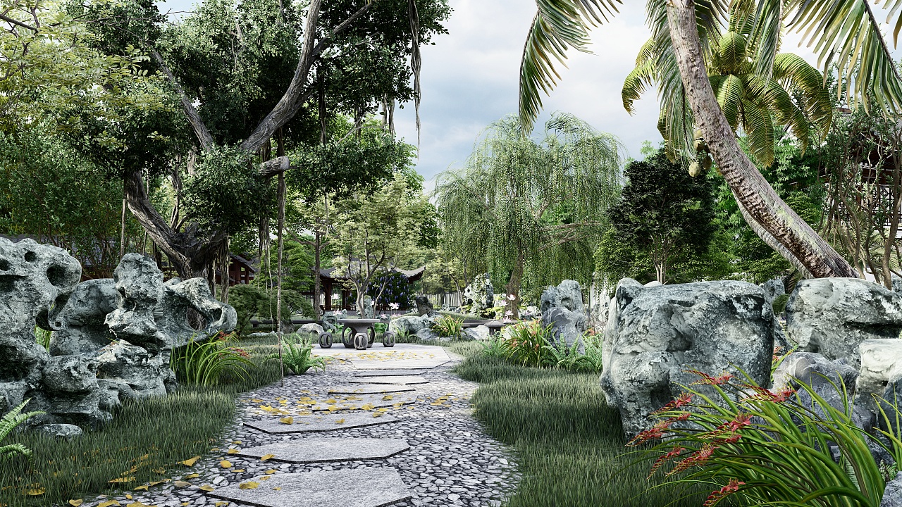 lumion《古风景观》|空间|景观设计|噜噜噜噜鲁鲁修 - 原创作品