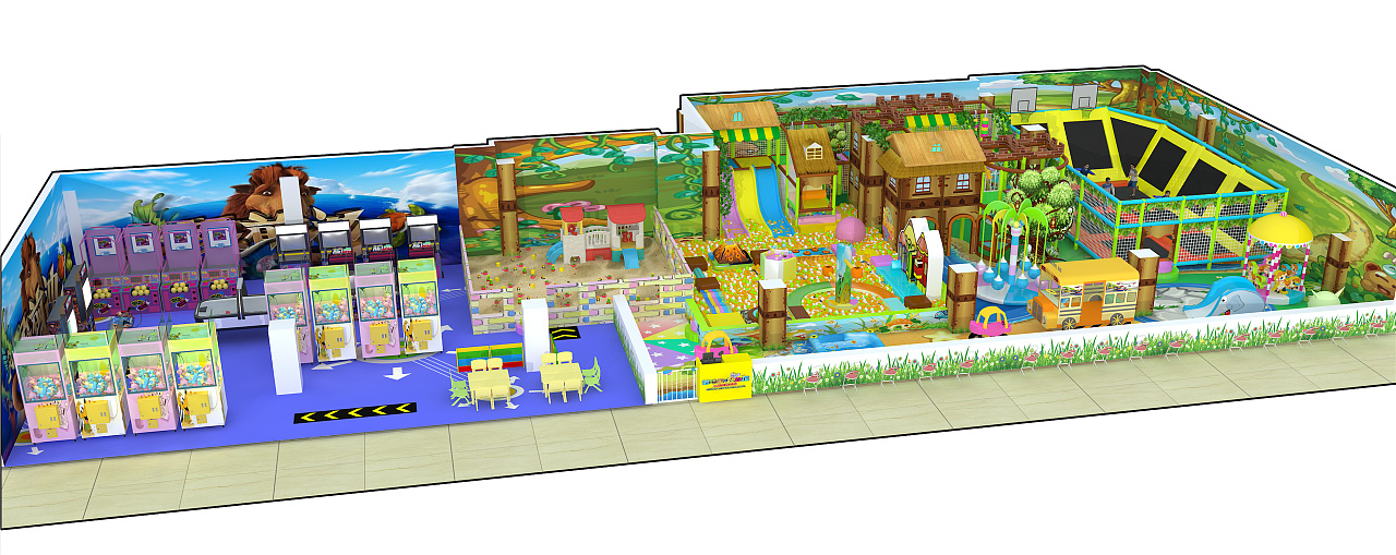 新款淘气堡设计