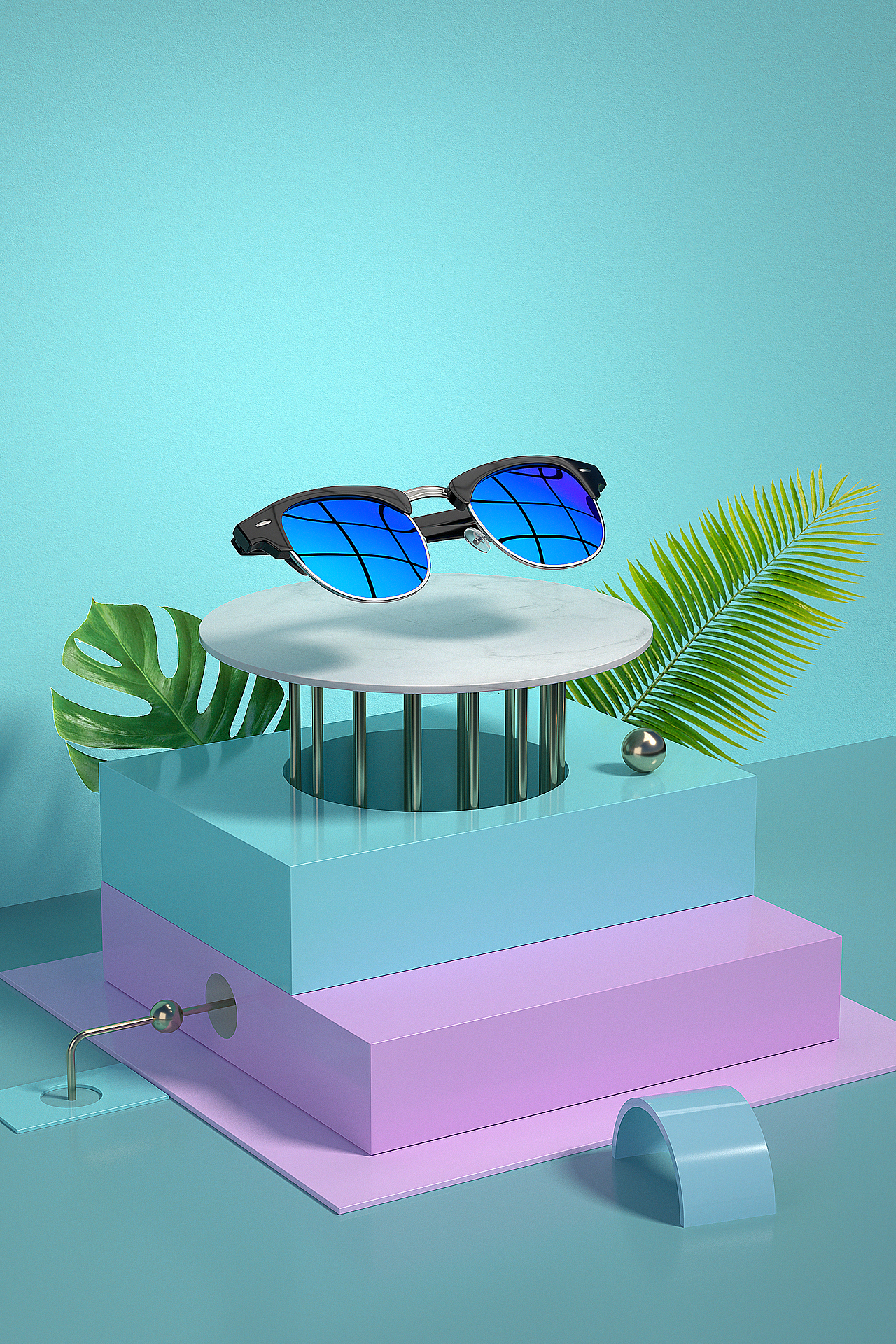 C4D场景产品渲染练习(二)