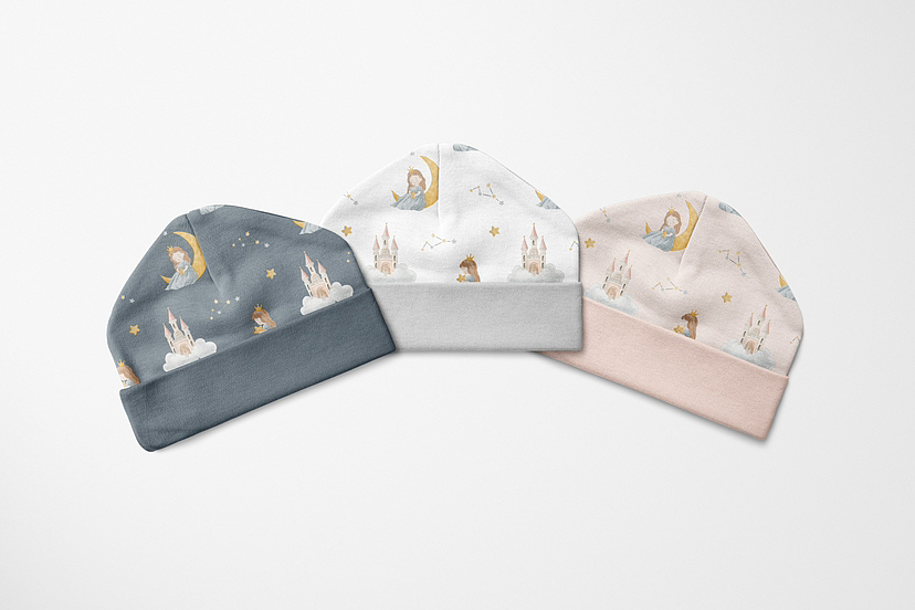 《银河系的小公主》｜原创印花设计 四方连续图（图ZMzY3MjU5NTg4） - 图案 - 站酷设计师SuruiZ原创素材 - 站酷ZCOOL