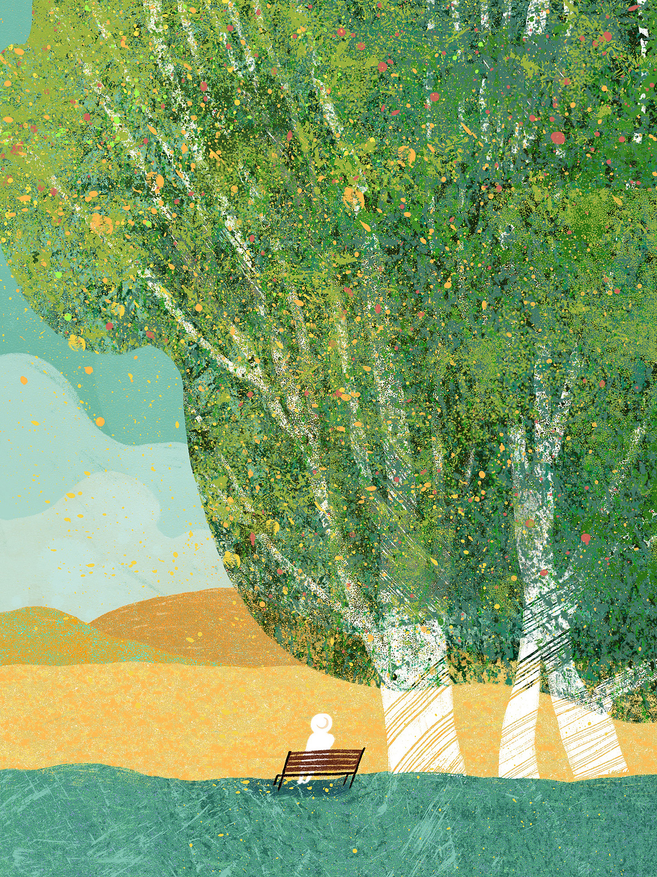 色彩60天挑战赛插画