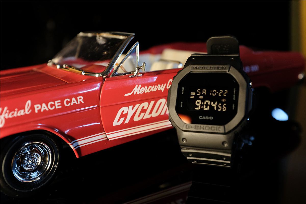 casio卡西欧手表小方块dw-5600bb评测摄影