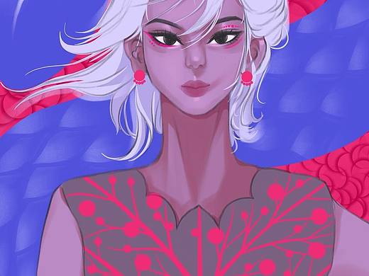 人物插画（个人主页-ZNjI4NjE4ODQ=） - 创作习作 - 站酷设计师请快能原创素材 - 站酷ZCOOL