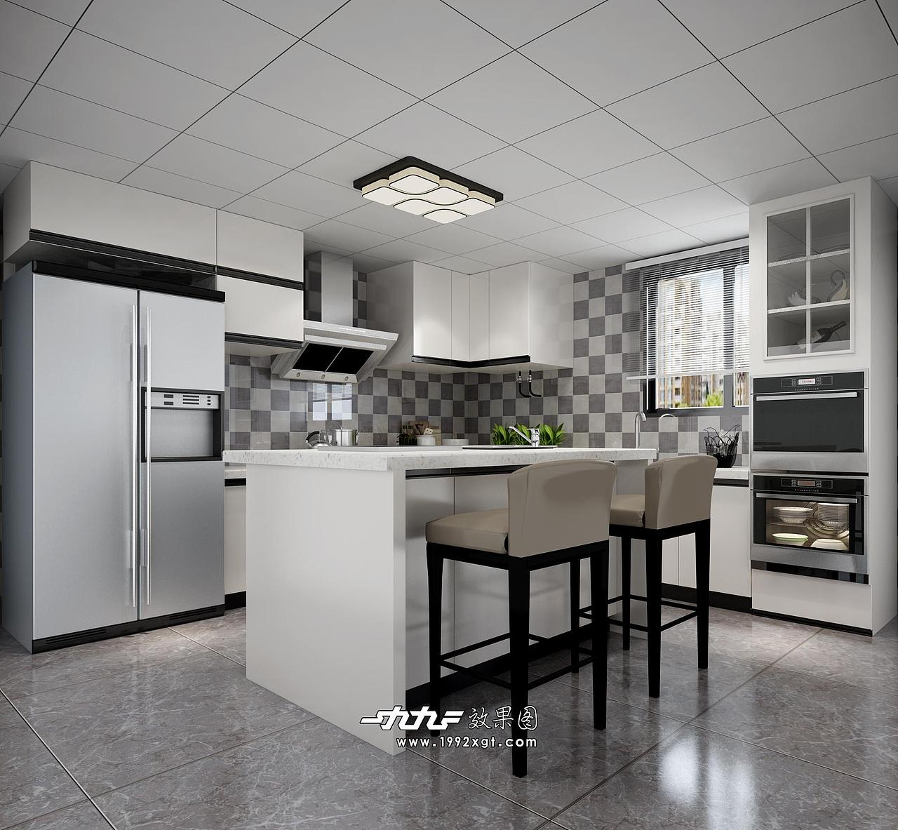 家装厨房设计展示（图ZMTczMDY1MTc2） - 家装设计 - 站酷设计师室内设计表现媛原创素材 - 站酷ZCOOL