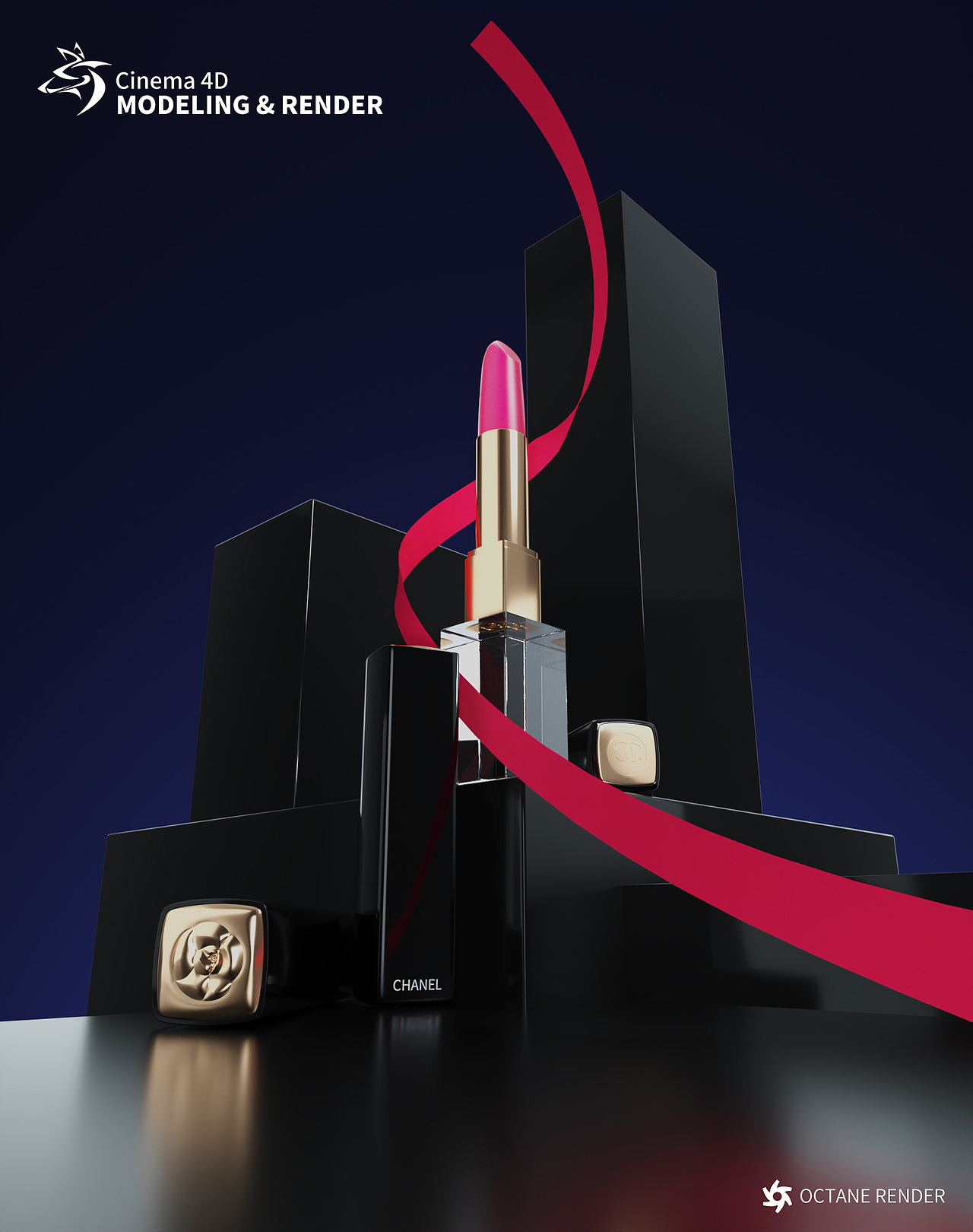 C4D 产品建模&渲染练习（图ZMjE0MDE3NDA0） - 产品 - 站酷设计师狼影Eliot原创素材 - 站酷ZCOOL