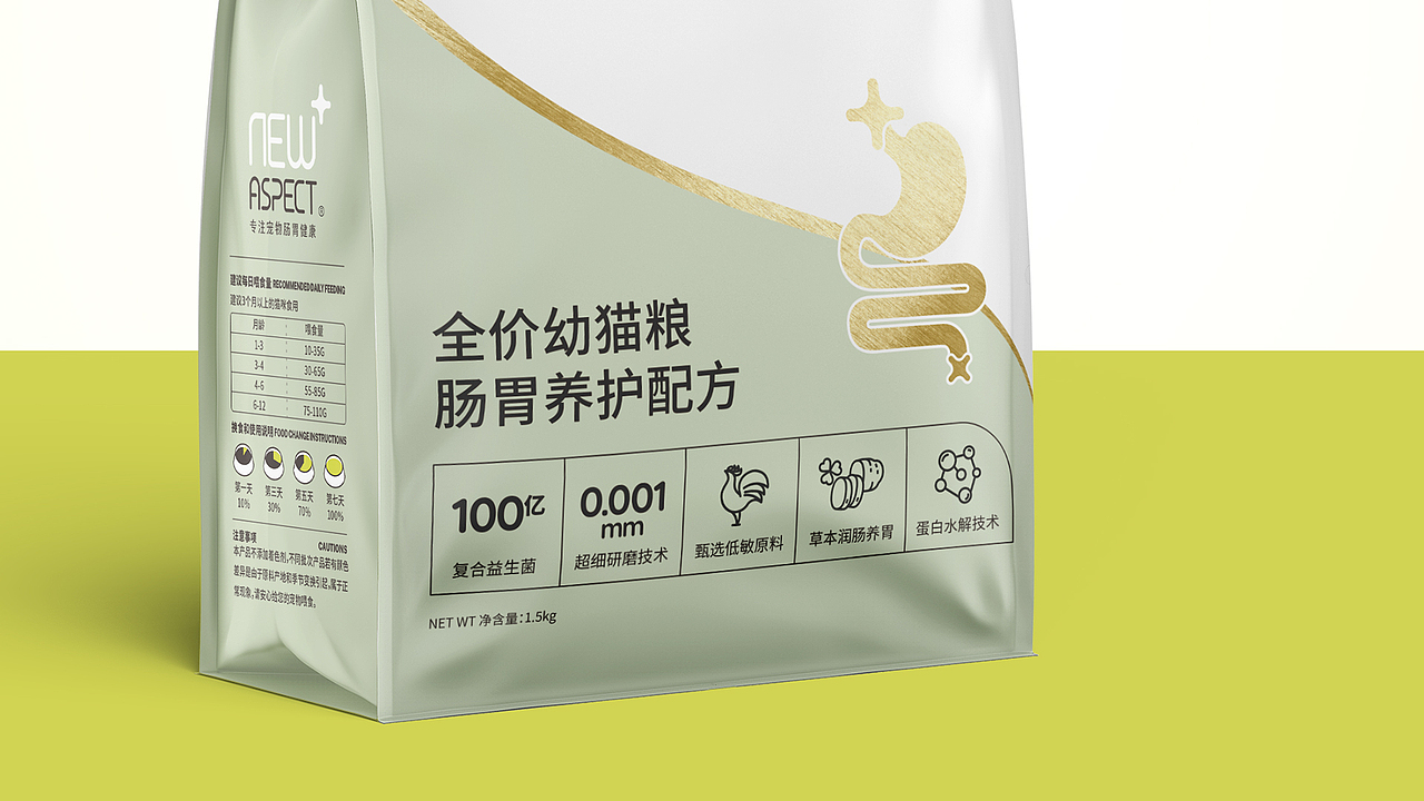 焕新·猫粮食品品牌标志&系列包装设计